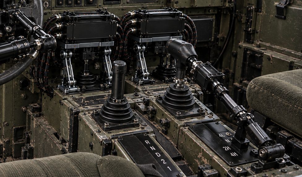 Kit fitted on a vehicle's selector and transfer levers
